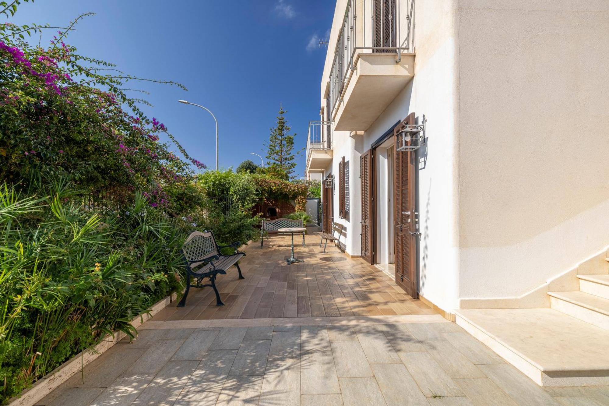 סן ויטו לו קאפו Casa Vacanza Azzurra מראה חיצוני תמונה
